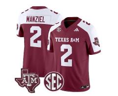 Men's J. Manziel Jersey #2 Texas A&M Aggies SEC Vapor Football...