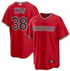 Steven Kwan Cleveland Guardians 2.0 Jersey Red