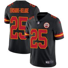 Men's / YOUTH Kansas City Chiefs @#25 Clyde Edwards-Helaire Je...