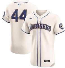 Julio Rodrguez Seattle Mariners Elite Jersey Cream