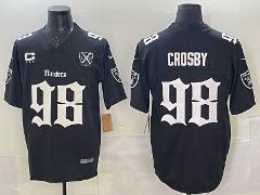 Bo Jackson #98 Las Vegas Raiders Limited Jersey 2025 Black Retro