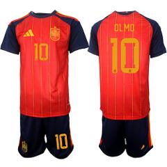 Spain #10 OLMO Jersey National Team x World Cup 2026 Home Red ...