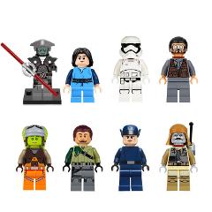 8PCS Star Wars Inquisitors Hera Syndulla Kanan Jarrus Rebels M...