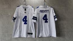 Men's Cowboys #4 Dak Prescott White 2023 F.U.S.E Untouchable F...