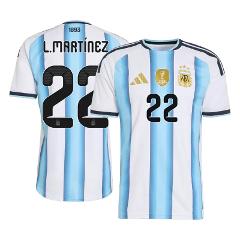 Argentina Lautaro Martnez 2026 World Cup White Jersey Player V...