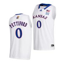 #0 Bobby Pettiford Jr Jersey Kansas Jayhawks Basketball Jersey...