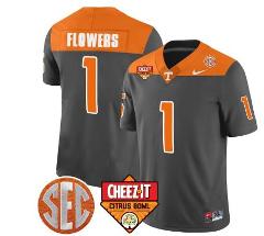 Trevon Flowers Jersey #1 Tennessee Volunteers Football Cheez I...