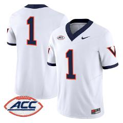 Team Jersey #1 Virginia Cavaliers 1995 Throwbacks Limited Stit...