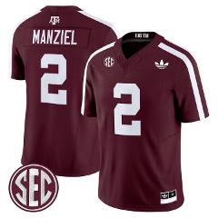 Johnny Manziel Jersey #2 Texas A&M Aggies 2025 Vapor V2 Stitch...