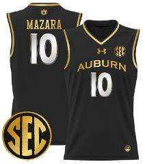 Baker Mazara Jersey #10 Auburn Tigers 2024 Lightweight Basketb...