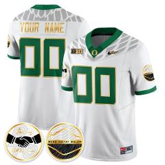 Custom Oregon Ducks Jersey Name, Number 2025 Shoe Duck Stitche...