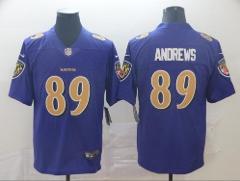 Mens Mark Andrews #89 Football Jersey Game Replica Purple