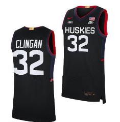 Donovan Clingan Jersey UConn Huskies College Basketball Limite...