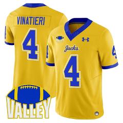 Adam Vinatieri Jersey #4 South Dakota State Jackrabbits 2025 S...