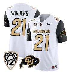 Colorado Buffaloes Shilo Sanders Jersey #21 Limited All Stitch...