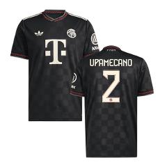 Dayot Upamecano #2 Bayern Munich 2025-26 Third Men Jersey  Black