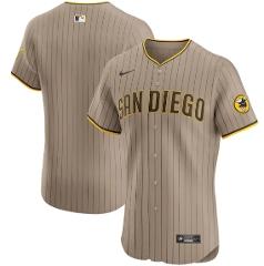 San Diego Padres Vapor Premier Elite Patch Jersey Sand