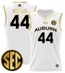 Chris Morris Jersey #44 Auburn Tigers 2024 Lightweight Basketb...