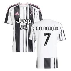Francisco Conceicao 7 Juventus 2025-26 Home Men Jersey  White