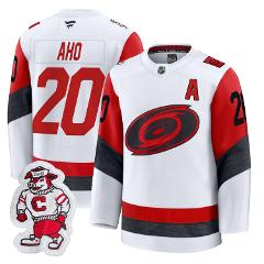 Sebastian Aho Jersey #20 Carolina Hurricanes 2025 - 26 Premium...
