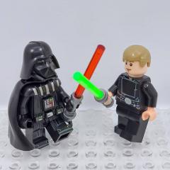 2pcs Star Wars Luke vs Darth Vader Minifigures Toy