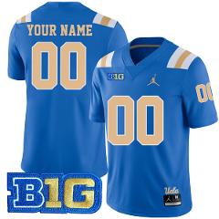 Custom UCLA Bruins Jersey Name and Number College Football Blu...