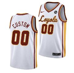 Custom Loyola Ramblers Jersey Name and Number Basketball MVC C...