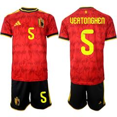 Belgium #5 UEATONGHEN Jersey National Team x World Cup 2026  R...