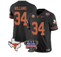 Ricky Williams Jersey #34 Texas Longhorns Sugar Bowl Patch Vap...