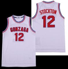 John Stockton #12 Gonzaga Basketball Jersey