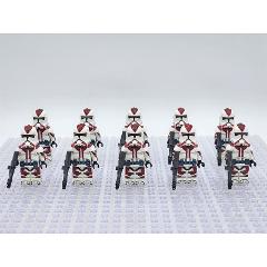 10pcs Star Wars 187th Anaxes Clone Troopers Minifigure