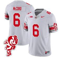 Kyle McCord Jersey #6 Ohio Football 2023 Stitched Brutus Bucke...