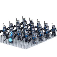 21PCS Star Wars Nite Owls Bo Katan Kryze Mandalorians Minifigure