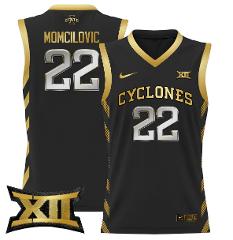 Milan Momcilovic Jersey #22 Iowa State 2024 Lightweight Basket...