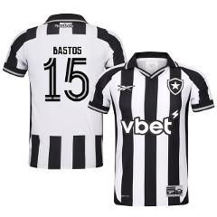Bastos #15 Botafogo 2025-26 Home Jersey  Black White