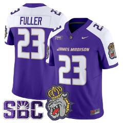 Jordan Fuller Jersey #23 James Madison Dukes 2025 Vapor Stitch...