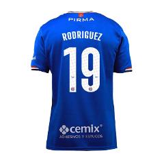 Cruz Azul 2025-26 Home RODRIGUEZ 19 Jersey  Blue