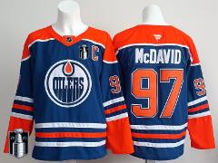 Men Edmonton Oilers #97 Connor McDavid Jersey Stanley Cup 2025...