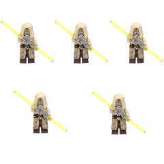 5pcs Star Wars Jedi Temple Guards Minifigures