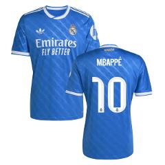 Kylian Mbappe #10 Real Madrid 2025-26 Third Match Jersey  Blue