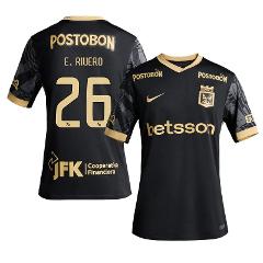Elkin Rivero 26 Atltico Nacional 2025-26 Away Men Jersey  Black