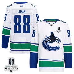 Nils Aman 88 Vancouver Canucks 2024 NHL Playoffs Patch Away Je...