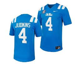 Ole Miss Rebels Quinshon Judkins Jersey #4 Untouchable Footbal...
