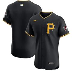 Pittsburgh Pirates Vapor Premier Elite Patch Jersey Black