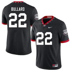 Georgia Bulldogs Javon Bullard Jersey #22 College Football Bla...