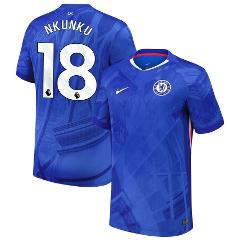 Christopher Nkunku #18 Chelsea 2025-26 Home Match Jersey  Blue