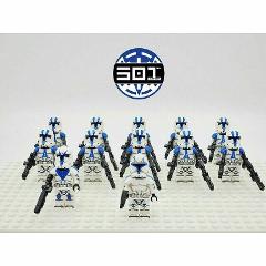 12PCS Star Wars 501st Rex Dogma Clone Troopers Minifigures