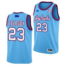 Zsofia Telegdy Jersey #23 Kansas Jayhawks Basketball DRIP Alte...