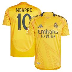 Kylian Mbappe #10 Real Madrid 2025-26 Third Jersey  Yellow