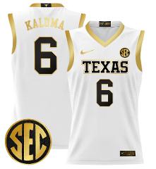 Arthur Kaluma Jersey #6 Texas Longhorns 2024 Lightweight Baske...